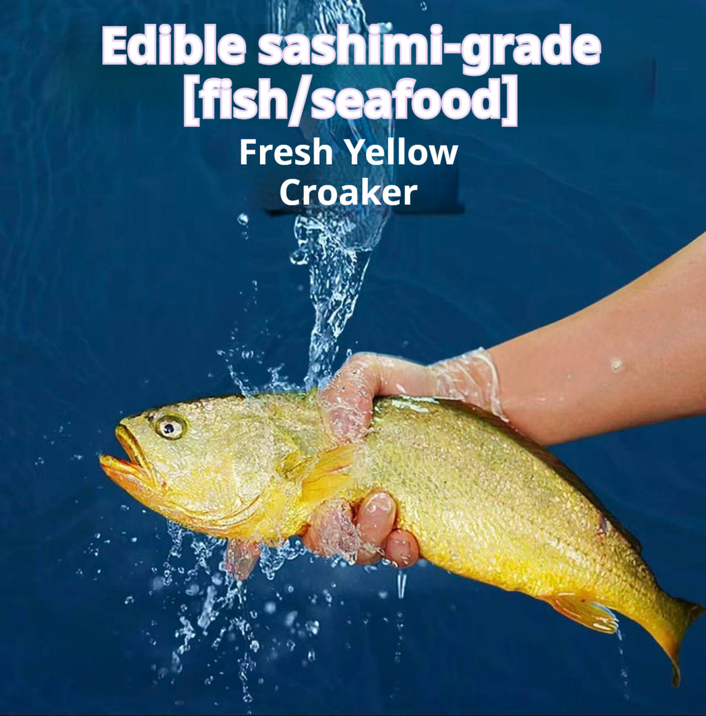 Sea-farmed yellow croaker, delivered live to your door — triple compensation for dead fish!